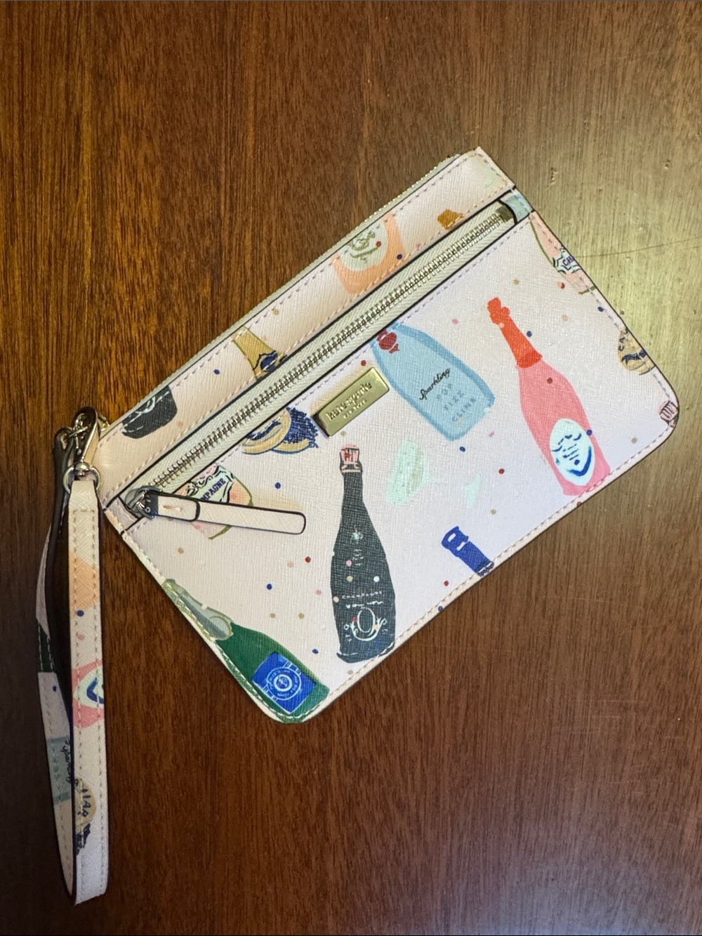 Kate Spade Champagne Wristlet